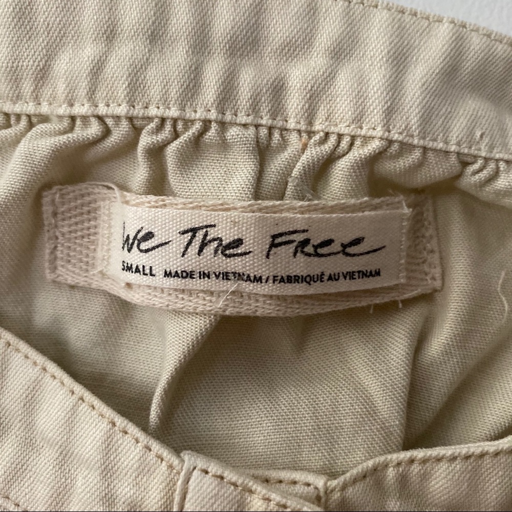 NWT Free People Palm Dessert Denim Crop Top - Picture 8 of 9
